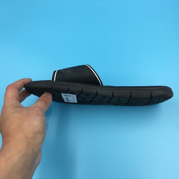 Nike Womens Black White   Sandals Sz 9 EX DR00094 - Picture 3 of 7